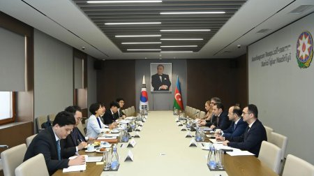 Ceyhun Bayramov Koreya nümayəndə heyətini qəbul etdi &ndash; Nələr müzakirə edildi? - FOTO