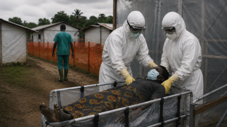 Konqoda Ebola xəstələri xəstəxanadan qaçırlar &ndash; Ac qaldıqlarına görə...