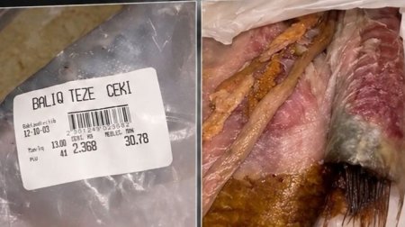 "Qayalı" marketdə biabırçılıq: Xarab məhsulu zibil qutusuna atıb, məsuliyyətdən qaçmaq istədilər! - VİDEO