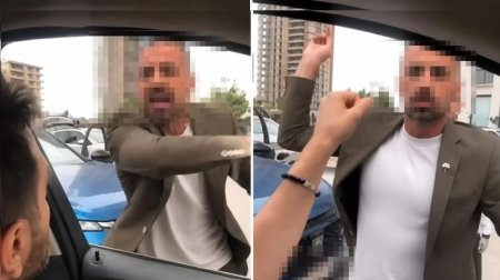 Yol vermədiyinə görə müğənninin maşınına hücum çəkdilər &ndash; VİDEO