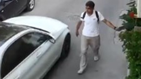 Bakıda telefonunu maşına çırpıb pul tələb edən ŞƏXS SAXLANILDI - VİDEO