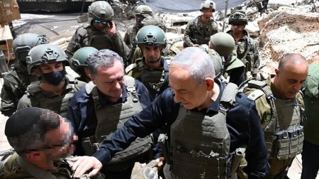 Netanyahu Katsla Livanın cənubuna GETDİ &ndash; Ordan İrana mesaj göndərdi