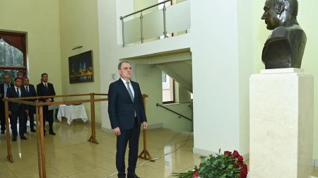 Ceyhun Bayramov Azərbaycanın Kiyevdəki səfirliyində - FOTOLAR