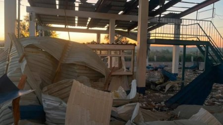 Rusiya Ukraynanın Moldova ilə sərhədindəki keçid məntəqəsinə zərbə endirdi - FOTO