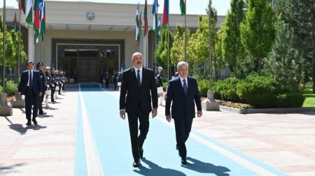 Prezident İlham Əliyevin Özbəkistana səfərindən VİDEOÇARX