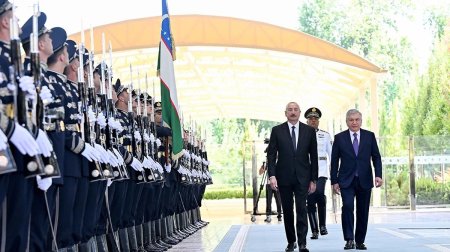 Prezidentin Özbəkistana iki günlük səfərindən növbəti GÖRÜNTÜLƏR