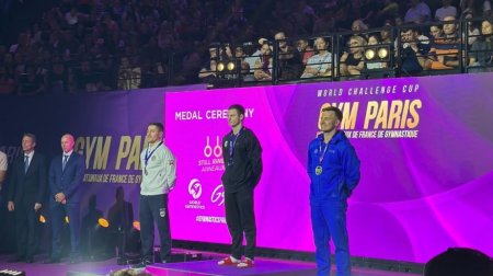 Azərbaycanın idman gimnastı Parisdə bürünc medal qazandı