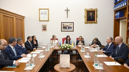 Leyla Əliyeva və Raffaella Culiani hansı layihələri müzakirə etdilər? - FOTO