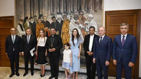 Leyla Əliyeva və Vatikan kardinalı gələcək əməkdaşlığı müzakirə etdi - FOTO