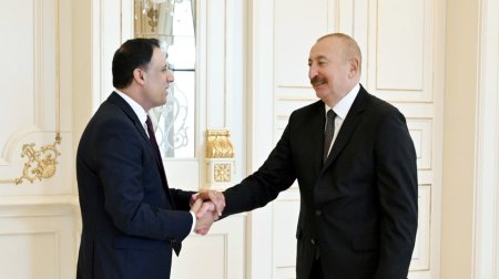 İlham Əliyev Britaniyanın ticarət üzrə dövlət nazirini qəbul etdi - FOTO