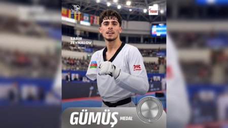 Parataekvondoçumuz Paris Qran-Prisində gümüş medal QAZANDI