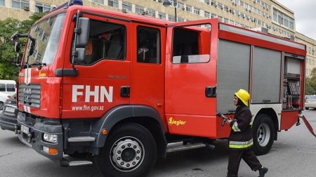 Ceyranbatanda yaşayış binasındakı yanğın söndürüldü, sakinlər təxliyə olundu