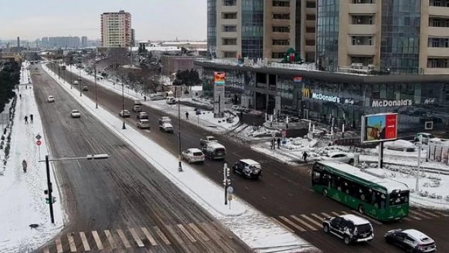 Hazırda Bakı yollarında vəziyyət necədir? - FOTO