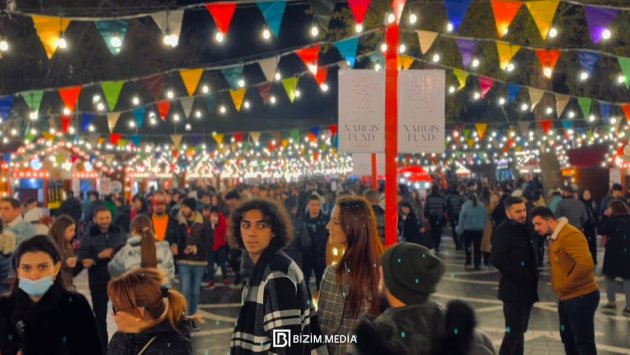 “Soyuq Əllər, İsti Ürək” yarmarkasında yanğın oldu - FOTO/VİDEO