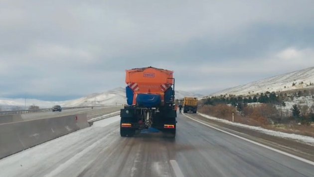 Hazırda Bakı-Şamaxı yolu avtomobillərin hərəkəti üçün tam açıqdır - FOTO