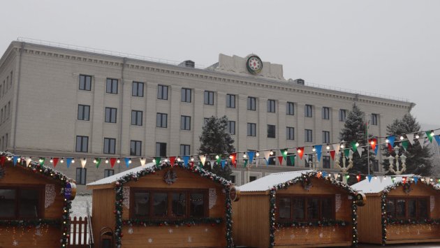 Xankəndinə bu ilin ilk qarı yağdı - FOTO