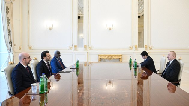 İlham Əliyev &ldquo;Zayed İnsan Qardaşlığı Mükafatı&rdquo; ilə bağlı nümayəndə heyətini qəbul etdi - FOTO