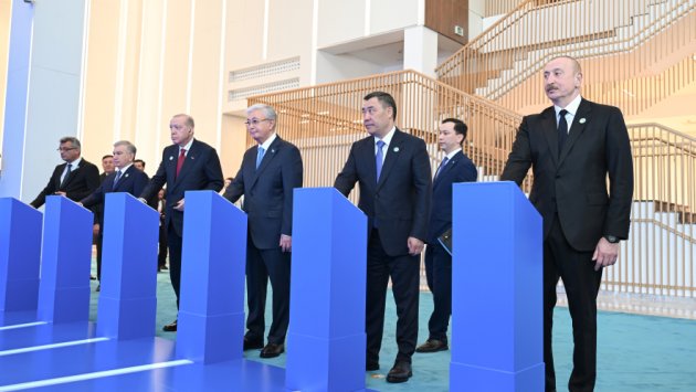 Liderlər Türk Sivilizasiyası Mərkəzinin onlayn təməlqoyma mərasimində - FOTO
