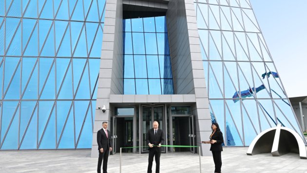 İlham Əliyev Mərkəzi Bankın yeni binasının açılışında &ndash; FOTO - VİDEO