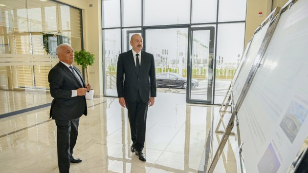 İlham Əliyev &ldquo;Yeni Səngəçal&rdquo; yarımstansiyasının açılışında &ndash; FOTO
