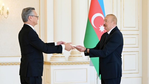 Almaniyanın yeni səfiri İlham Əliyevin qəbulunda &ndash; FOTO