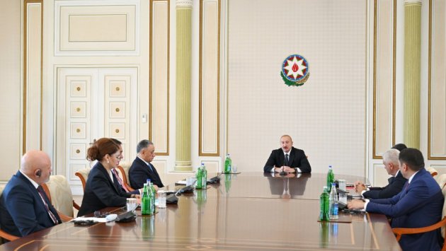 TDT ölkələrinin təhlükəsizlik üzrə rəhbər şəxsləri Prezidentin qəbulunda &ndash; FOTO