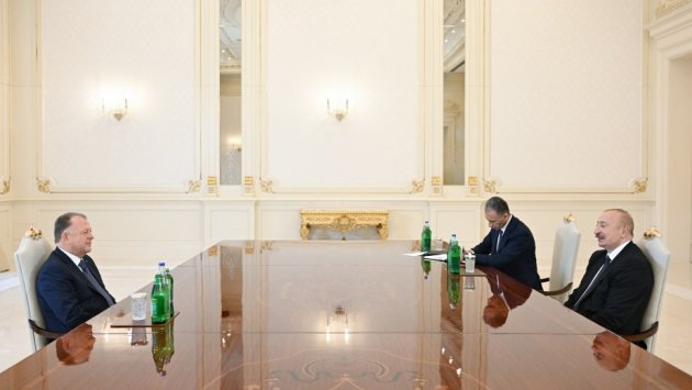 Beynəlxalq Cüdo Federasiyasının prezidenti İlham Əliyevin qəbulunda &ndash; FOTO