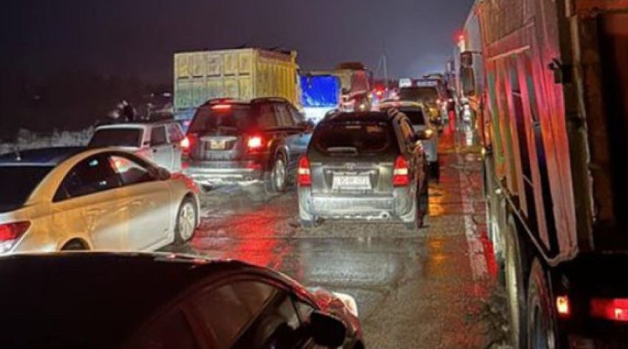 Bakı–Qazax yolundakı sıxlıq aradan qaldırıldı – VİDEO