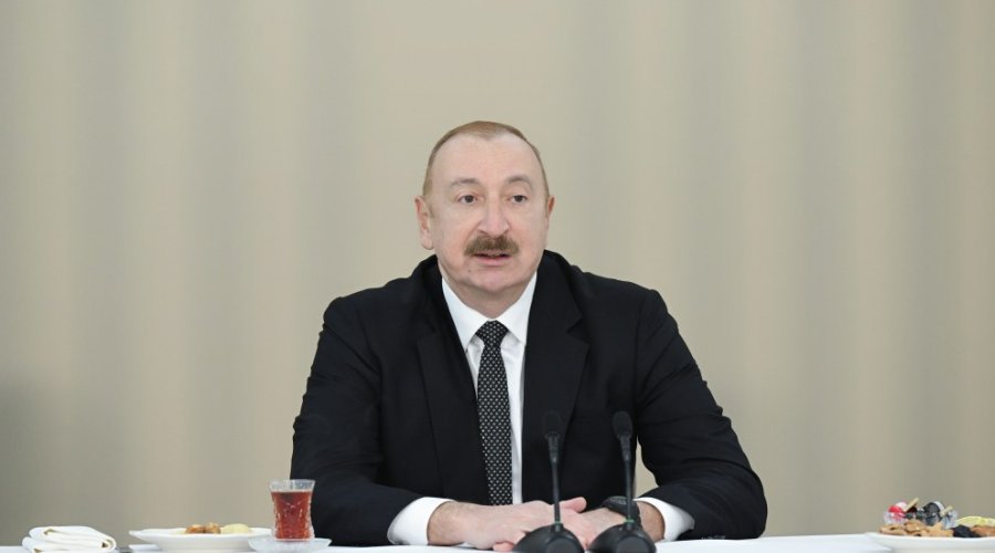 Prezident: "&ldquo;Qarabağ Ermənistandır və nöqtə" deyənlər "Qarabağ Azərbaycandır!" deməyə məcbur oldular&rdquo; - VİDEO