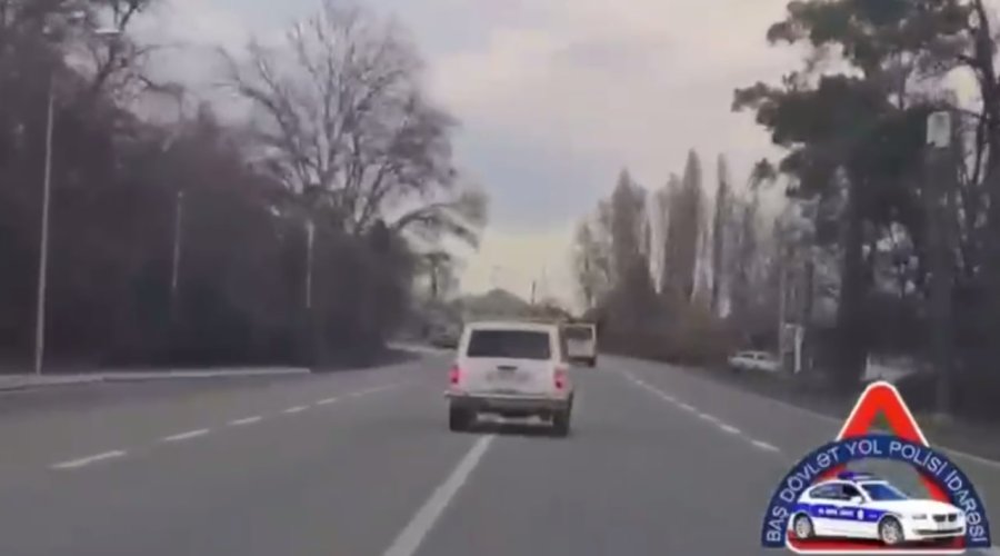 Bakı&ndash;Şamaxı&ndash;Yevlax yolunda avtoxuliqanlıq edən sərxoş sürücü tutuldu &ndash; VİDEO