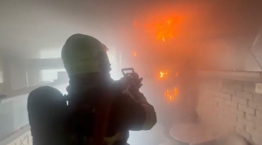 "Malakan bağı"nda YANĞIN - VİDEO