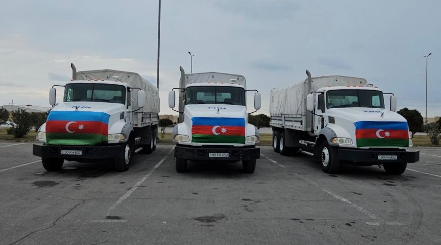 İlham Əliyevin tapşırığı ilə İrana humanitar yardım GÖNDƏRİLDİ - FOTO/VİDEO