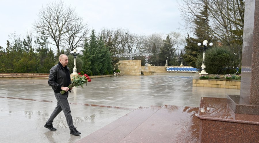 İlham Əliyev Şamaxıda &ndash; FOTO/VİDEO