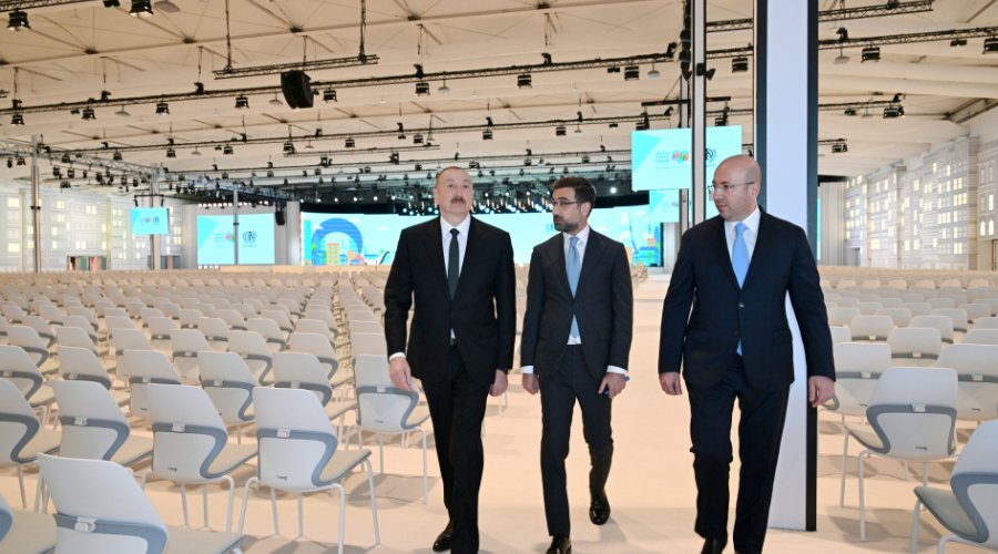 Prezident WUF13-ə hazırlıqla bağlı görülən işlərlə belə tanış oldu - VİDEOÇARX