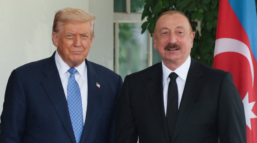 İlham Əliyev Donald Trampla DANIŞDI - VİDEO